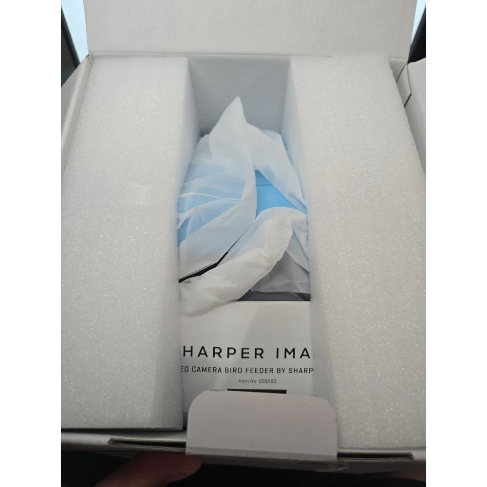 Sharper Image Video Bird Feeder. New In Open Box